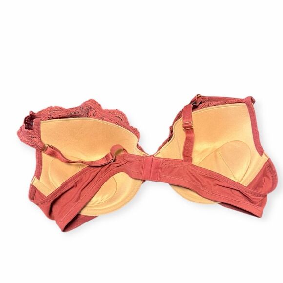 THIRDLOVE Women’s Coral Lace Contour Plunge Bra Size 40B - Picture 2 of 3